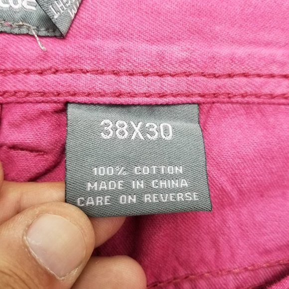 Royal Blue Shorts Mens 38 Pink Chino Pockets Casual Cotton‎ Outdoor - Picture 7 of 11